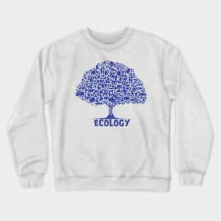 Biodiversity Tree Ecology Crewneck Sweatshirt